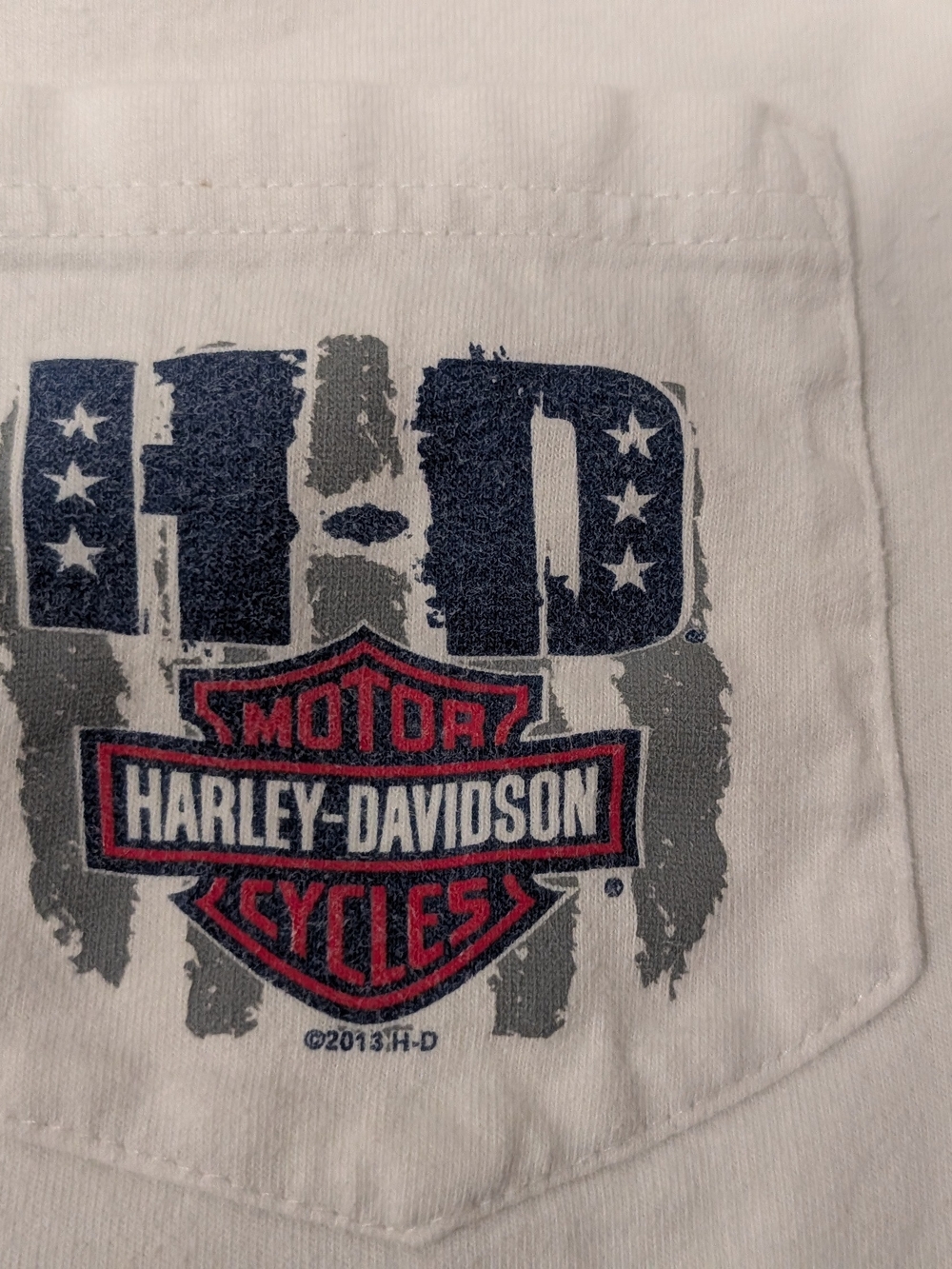 Harley-Davidson Four Corners Farmington NM Pocket Tee Shirt 2XL White - Picture 4 of 9